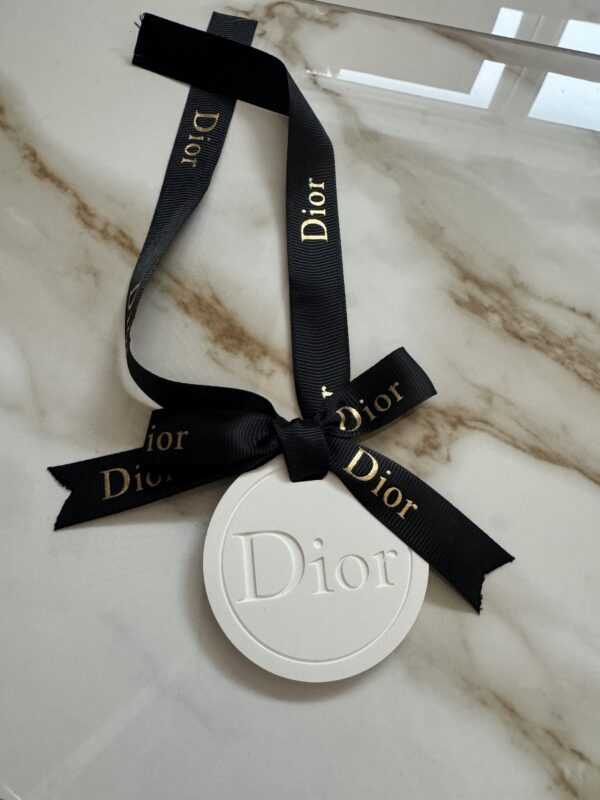 Dior inspired car and home hanging air freshener perfect gift present anniversary and birthday - Black Ribbon - Image 4