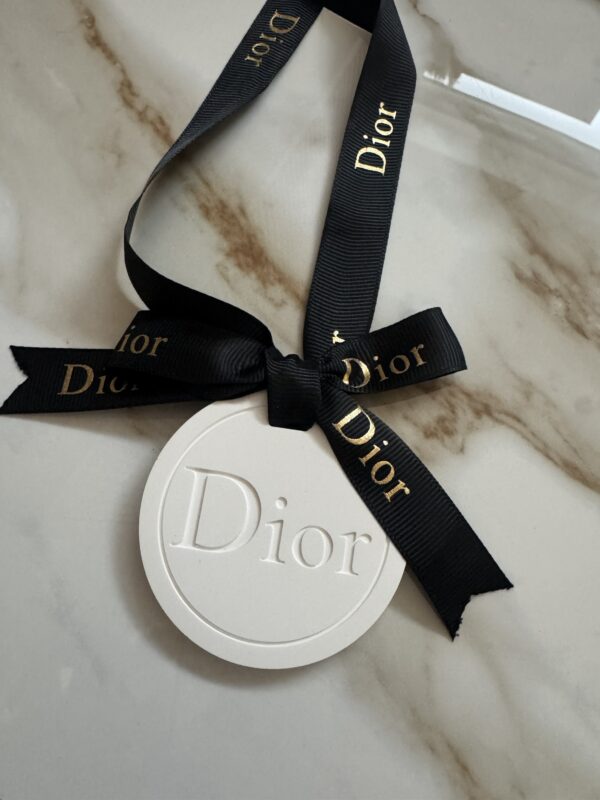 Dior inspired car and home hanging air freshener perfect gift present anniversary and birthday - Black Ribbon - Image 5