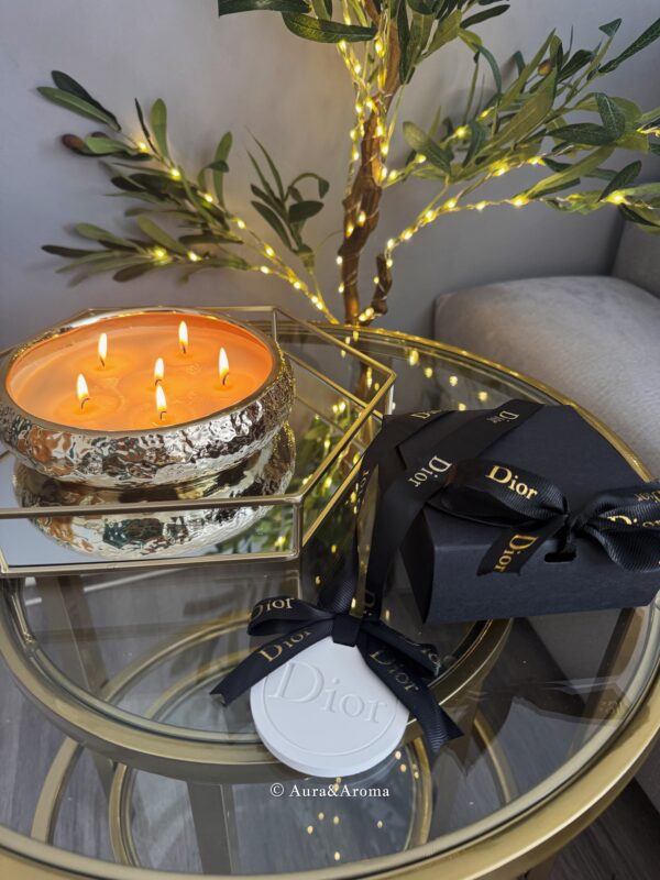 Dior inspired car and home hanging air freshener perfect gift present anniversary and birthday - Black Ribbon